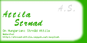 attila strnad business card